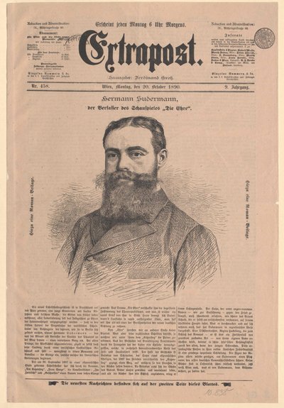 Hermann Sudermann da Artist Unknown