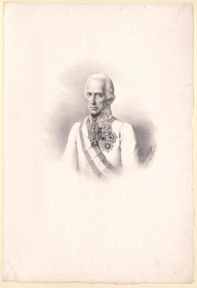 Imperatore del Sacro Romano Impero Francesco II da Artist Unknown