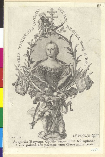 Imperatrice del Sacro Romano Impero Maria Teresa da Artist Unknown