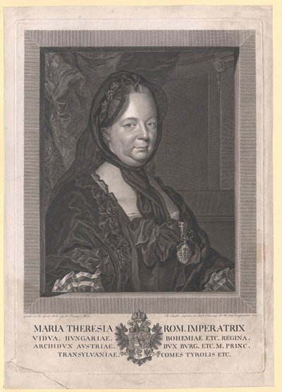 Imperatrice del Sacro Romano Impero Maria Teresa da Artist Unknown