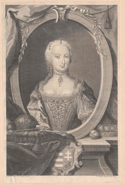 Santa Romana Imperatrice Maria Teresa da Artist Unknown