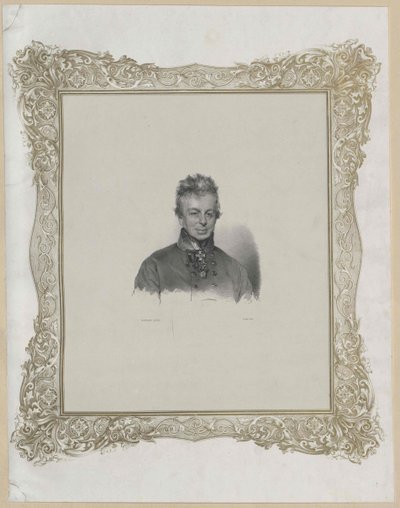 Conte Ignaz Hardegg-Glatz da Artist Unknown