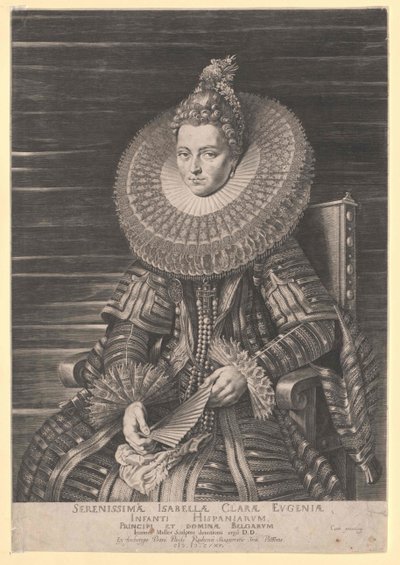 Infanta di Spagna Isabella Chiara Eugenia da Artist Unknown