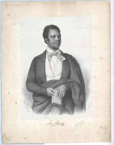 Ira Frederick Aldridge da Artist Unknown