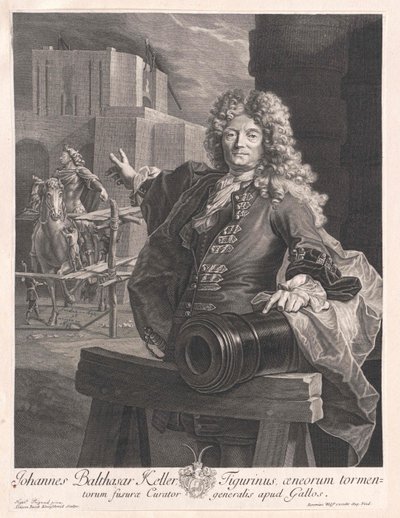 Jean Balthazar Keller da Artist Unknown