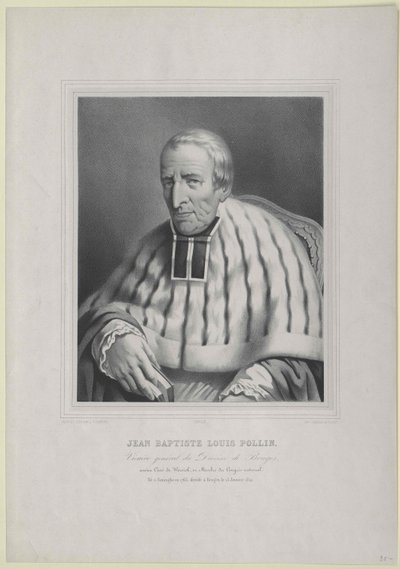 Jean Baptiste Louis Pollin da Artist Unknown