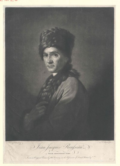Jean Jacques Rousseau da Artist Unknown