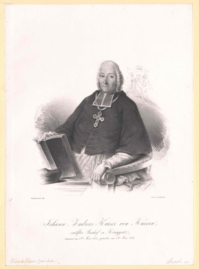 Johann Andreas von Kaiser-Kaisern da Artist Unknown