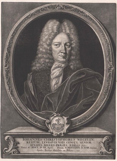 Johann Christoph Wegelin (stampa) da Artist Unknown