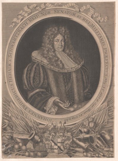 Johann Frederick Behaim von Schwarzbach da Artist Unknown