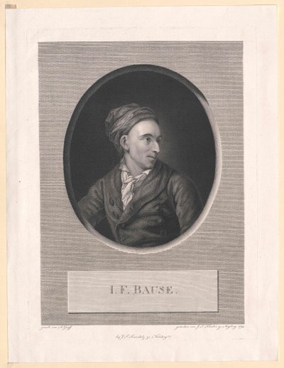 Johann Friedrich Bause da Artist Unknown