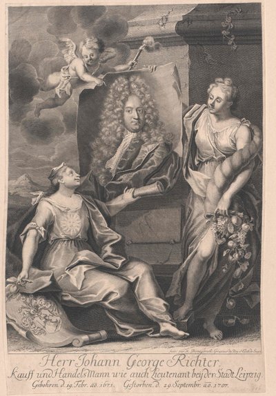 Johann Georg Richter (stampa) da Artist Unknown