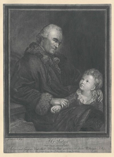 Johann Georg Sulzer da Artist Unknown