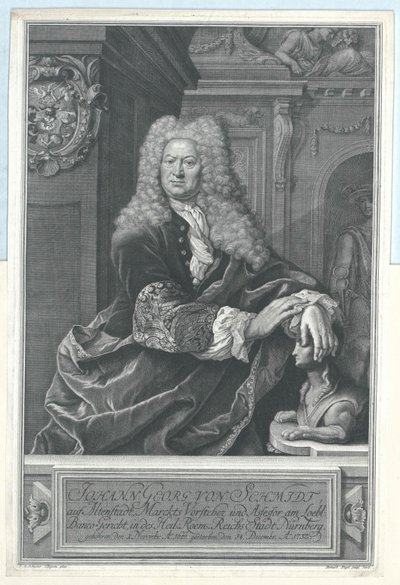 Johann Georg von Schmidt su Altenstadt da Artist Unknown