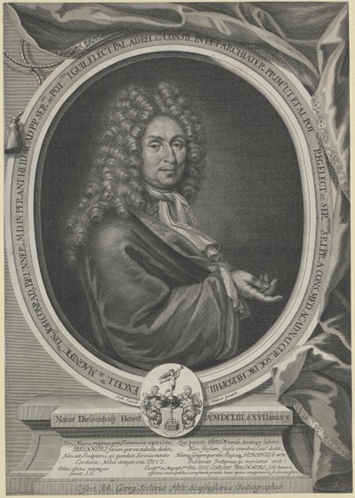 Johann Konrad Brunner (stampa) da Artist Unknown