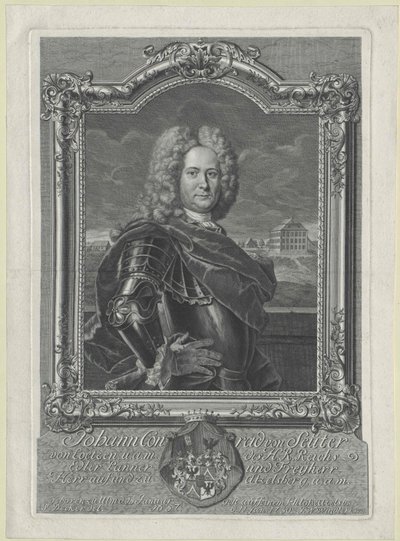 Johann Konrad barone Seutter-Loetzen da Artist Unknown