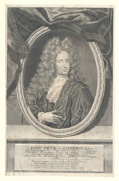 Johann Peter von Ludewig (stampa) da Artist Unknown