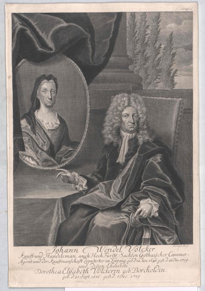Johann Wendel Voelcker (stampa) da Artist Unknown