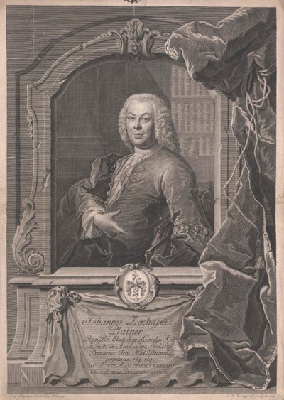 Johann Zachariah Platner da Artist Unknown