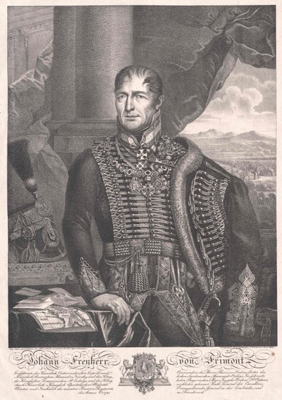 Johann conte Frimont von Palota da Artist Unknown