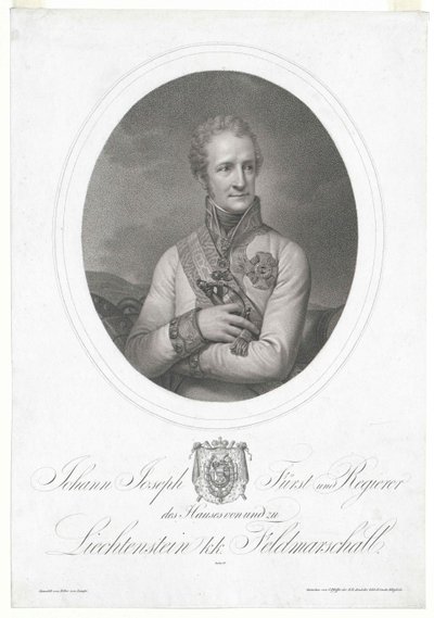 Johann conte del Liechtenstein da Artist Unknown