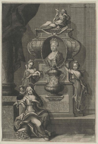 Johanna Dorothea contessa Tattenbach-Geilsdorf da Artist Unknown