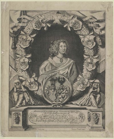Johanna Margaretha von Lorenz-Adlershelm (stampa) da Artist Unknown