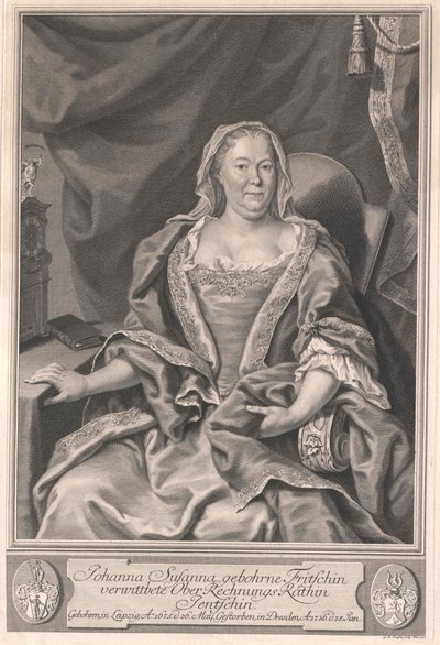 Johanna Susanna Fritsch da Artist Unknown
