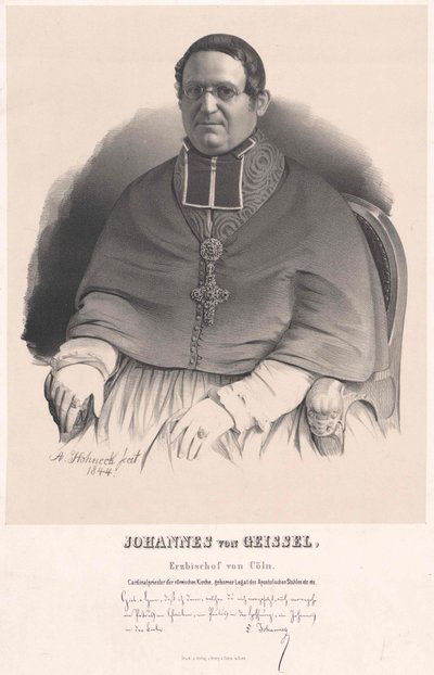 Johannes von Geissel da Artist Unknown