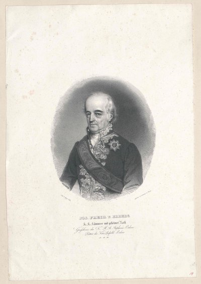 Joseph Augustin barone von Erberg da Artist Unknown