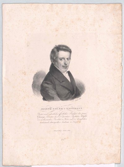 Joseph Baron Wattmann-Maelcamp-Beaulieu (stampa) da Artist Unknown