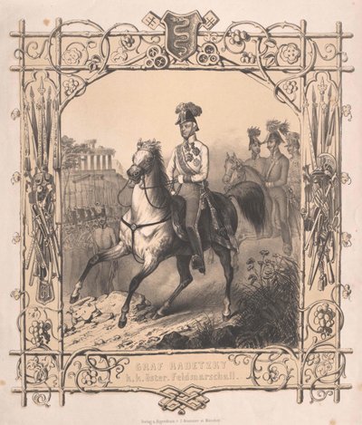 Giuseppe conte Radetzky di Radetz da Artist Unknown
