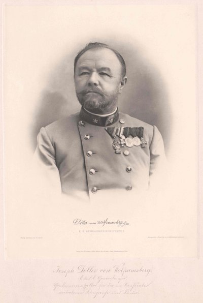 Joseph von Doeller-Wolframsberg (stampa) da Artist Unknown