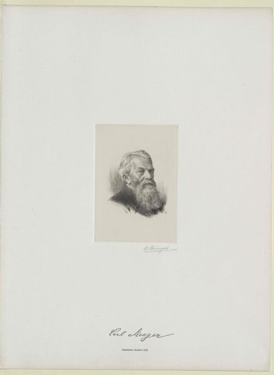 Karl Menger da Artist Unknown