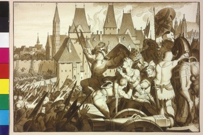 Il re Massimiliano I riconquista Vienna e il castello dei suoi antenati da Artist Unknown