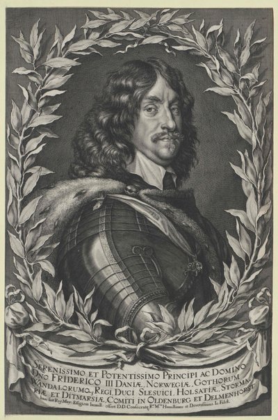 Re di Danimarca Federico III da Artist Unknown