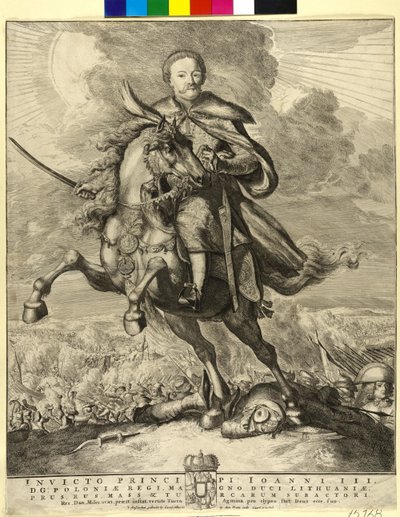 Re di Polonia Johann III Sobieski da Artist Unknown