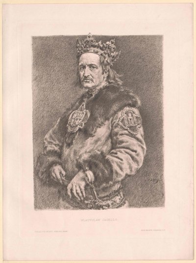 Re di Polonia Vladislav II da Artist Unknown