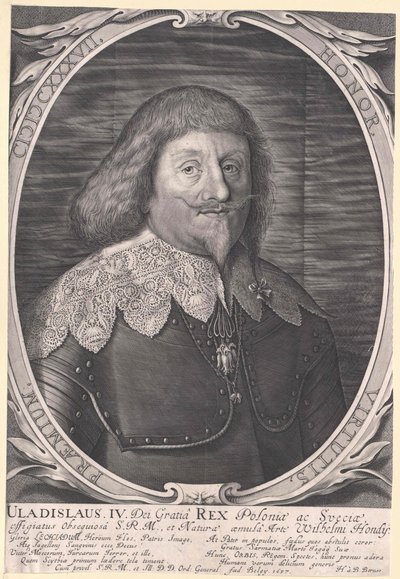 Re di Polonia Vladislav IV Sigismondo da Artist Unknown
