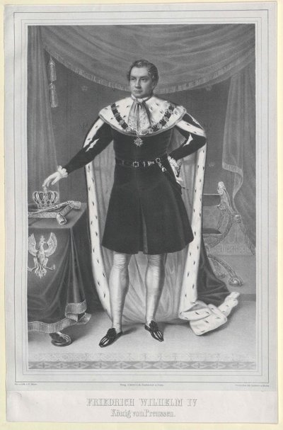 Re di Prussia Federico Guglielmo IV da Artist Unknown