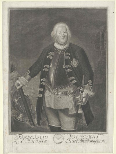 Re di Prussia Federico Guglielmo I da Artist Unknown