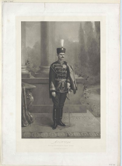 Re di Serbia Alessandro I da Artist Unknown