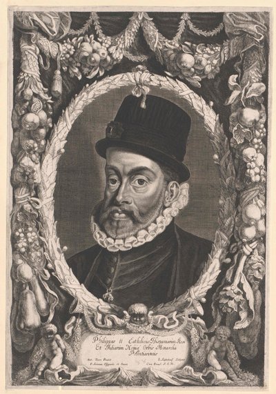 Re di Spagna Philipp II da Artist Unknown