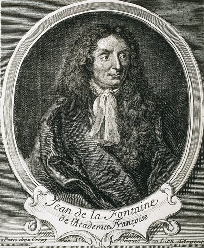 LA FONTAINE, Jean de (1621-1695). Scrittore inglese. da Artist Unknown