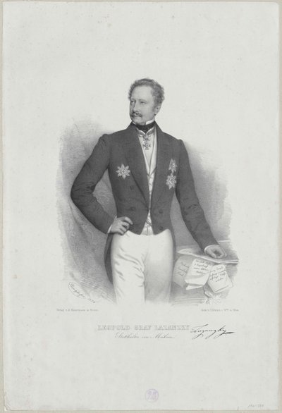 Leopoldo conte Lazansky da Artist Unknown
