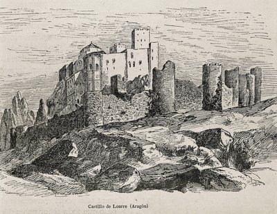 Castello romanico di Loarre (incisione) da Artist Unknown