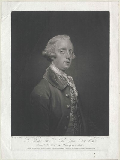 Lord John Cavendish da Artist Unknown