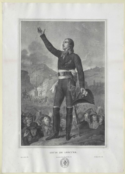 Louis-Marie de Salgues marchese di Lescure da Artist Unknown