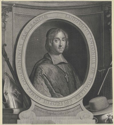 Louis Antoine de Noailles da Artist Unknown