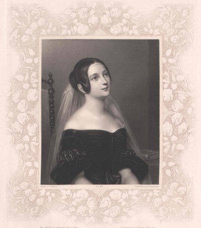 Louise baronessa von Neubeck (stampa) da Artist Unknown